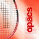 APACS Tyro 55 Badminton Racquet (Strung, Red/Black)