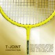 APACS Tyro 55 Badminton Racquet (Strung, Yellow/Black)