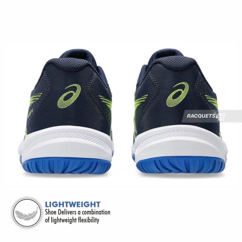 ASICS Upcourt 6 Indoor Shoes (Midnight/Safety Yellow)