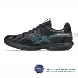 ASICS Solution Speed FF3 Night Tennis Shoes (Black/Prism Blue)