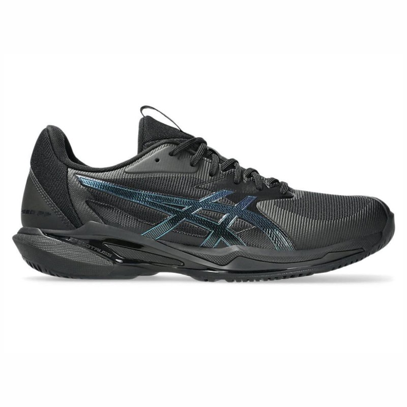 ASICS Solution Speed FF3 Night Tennis Shoes (Black/Prism Blue)