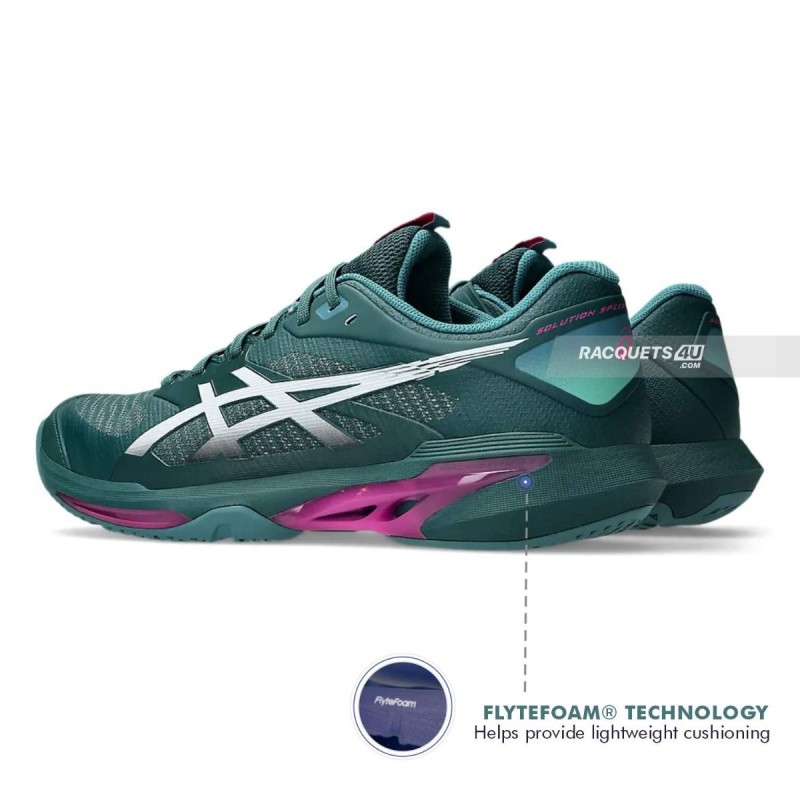 ASICS Solution Speed FF4 Tennis Shoes (Dark Naptune/White)