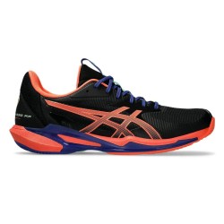 ASICS Solution Speed FF 3 Padel Shoes (Black/Vivid Coral)