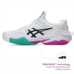 ASICS Court FF 3 Novak Tennis Shoes (White/Digital Sakura)
