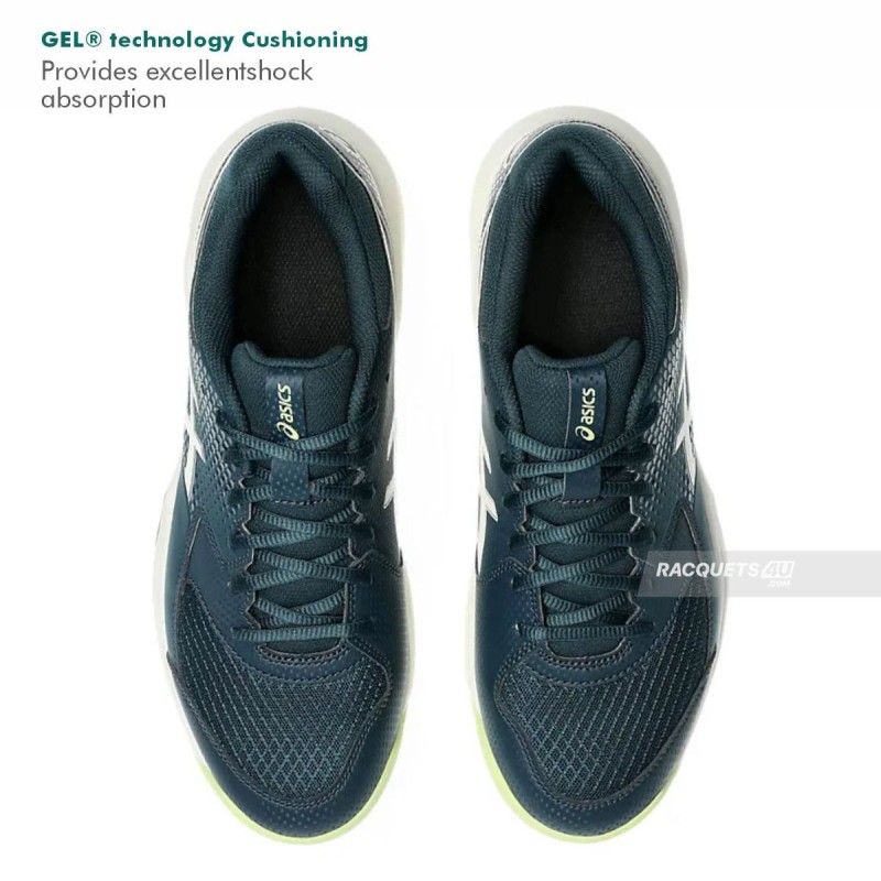 ASICS Gel Dedicate 8 Pickleball Shoes (Tranquil Teal/Cream)