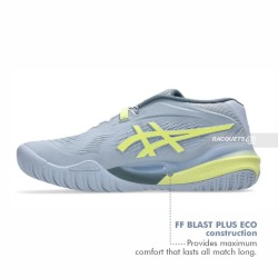 ASICS Gel-Resolution X Tennis Shoes (Grey Blue/Pistachio)
