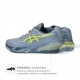 ASICS Gel-Resolution X Tennis Shoes (Grey Blue/Pistachio)
