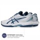 ASICS Game FF Pickleball Shoes (White/Twilight Blue)