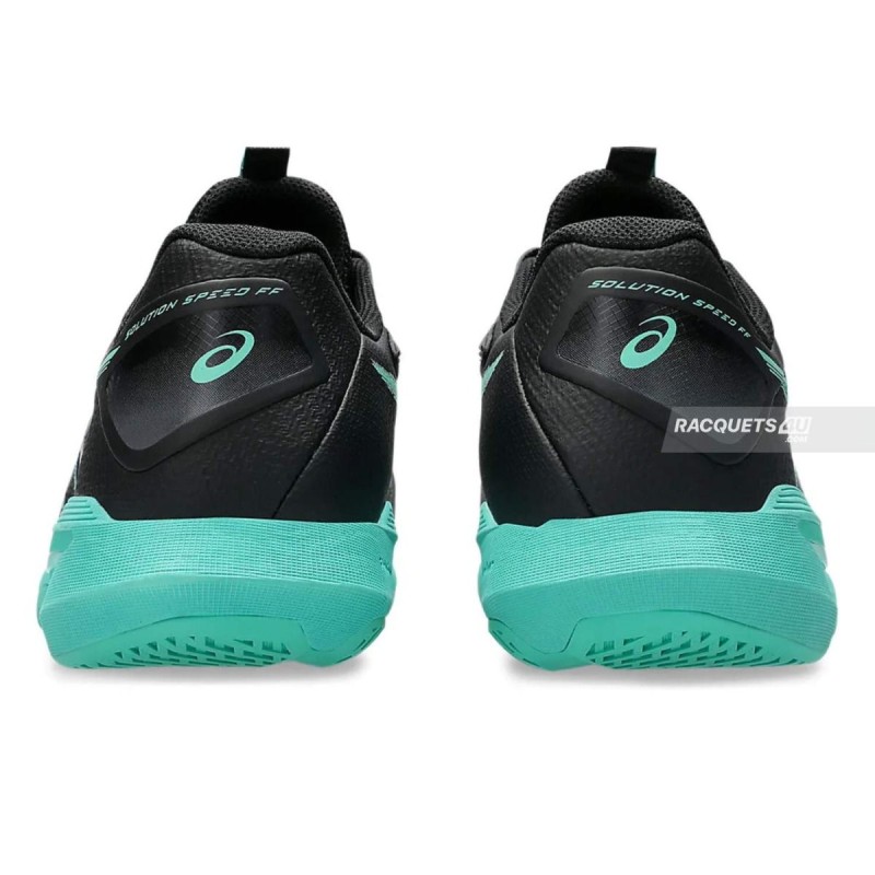 ASICS Solution Speed FF4 Tennis Shoes (Black/Aurora Green)