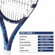 BABOLAT Drive Junior 25 Tennis Racquet (Blue, Strung)