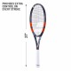 BABOLAT Boost Strike Tennis Racquet (Strung, Black/Red)