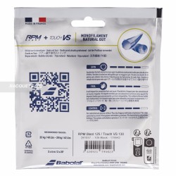 BABOLAT RPM Blast (17 / 1.25mm) + Touch VS (16 / 1.30mm) String Set