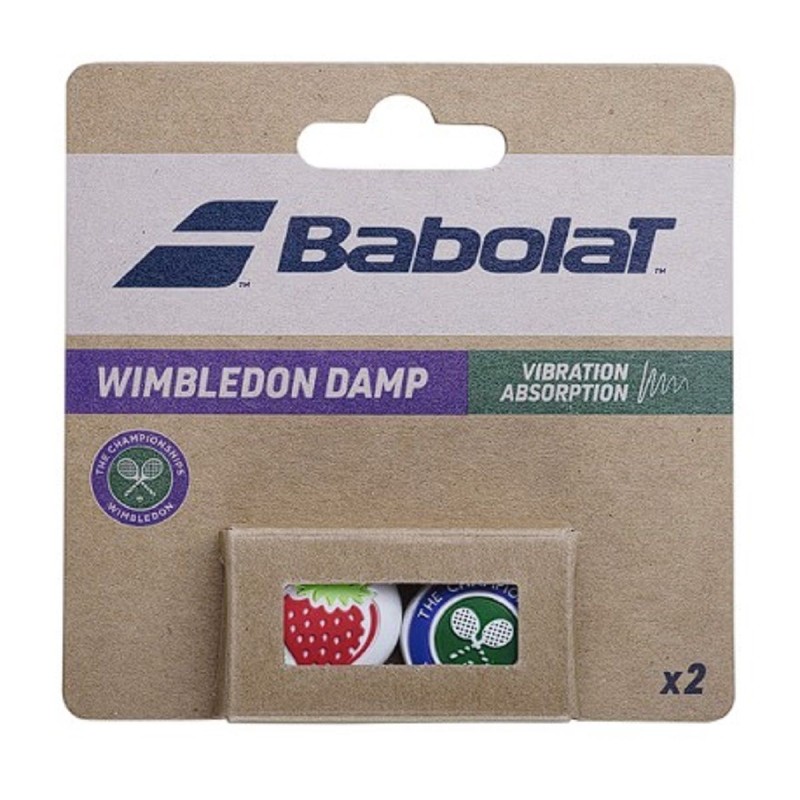 BABOLAT Wimbledon 2025 Tennis Dampener (White Green)