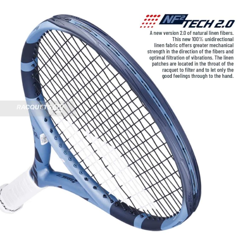 BABOLAT Pure Drive 107 Gen 11 Tennis Racquet (Unstrung, Metallic Blue)
