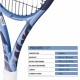 BABOLAT Pure Drive Team Gen 11 Tennis Racquet (Unstrung, Metallic Blue)