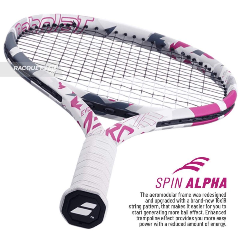 BABOLAT Evo Aero Tennis Racquet (Pink, Unstrung)