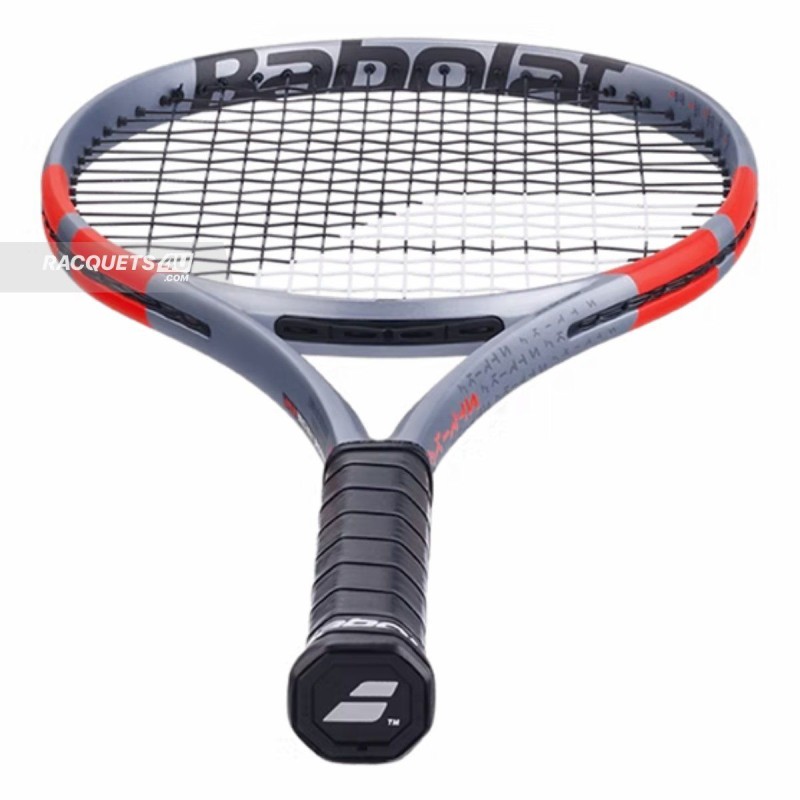 BABOLAT Pure Strike 98 18x20 4th Gen Tennis Racquet (Grey/Flue Red, Unstrung)