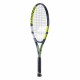 BABOLAT Aero Junior 25 Tennis Racquet (Grey/Flue/Yellow, Strung)