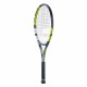 BABOLAT Aero Junior 26 Tennis Racquet (Grey/Flue/Yellow, Strung)