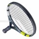 BABOLAT Aero Junior 26 Tennis Racquet (Grey/Flue/Yellow, Strung)