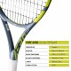 Babolat Pure Aero Junior 26 Gen 9 Tennis Racquet  (Grey/Flue/Yellow)