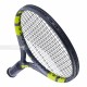 BABOLAT Boost Aero Tennis Racquet (Grey/Fl/Yellow, Strung)