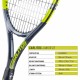 BABOLAT Carlitos Junior 23 Tennis Racquet (Yellow/Blue, Strung)