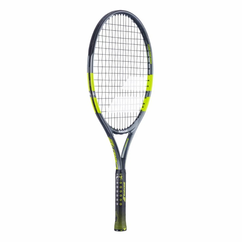 BABOLAT Carlitos Junior 23 Tennis Racquet (Yellow/Blue, Strung)