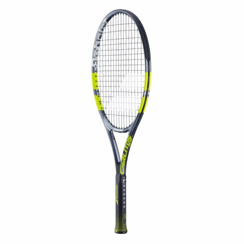 BABOLAT Carlitos Junior 25 Tennis Racquet (Yellow/Blue, Strung)