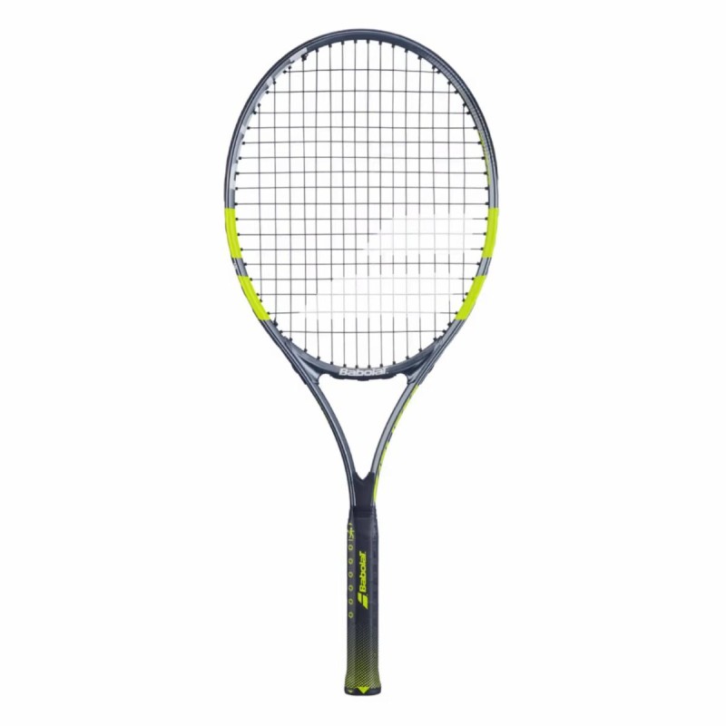 BABOLAT Carlitos Junior 26 Tennis Racquet (Yellow/Blue, Strung)