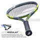 BABOLAT Pure Aero Plus Gen 9 Tennis Racquet (Grey/Flue/Yellow, Unstrung)