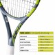 BABOLAT Pure Aero Super Lite Gen 9 Tennis Racquet (Grey/Flue/Yellow, Unstrung)