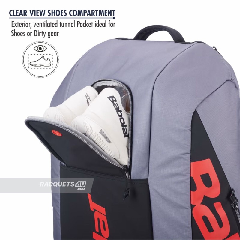 BABOLAT RH9 Pure Strike 2026 Tennis Kit Bag (Carbon Grey)