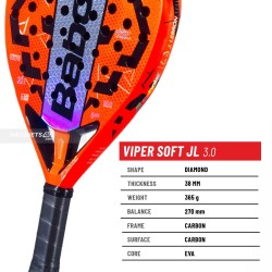 Babolat Viper Soft Juan Lebron 3.0 Padel Racquet
