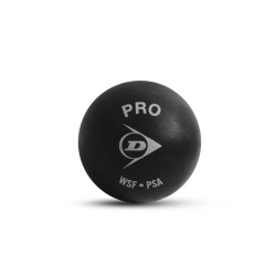 DUNLOP Pro Double Dot Yellow Squash Ball (3 Pcs)