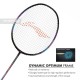 LI-NING Windstorm 72 Badminton Racquet (Black/Charcoal/Peach, Unstrung)