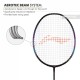LI-NING Windstorm 72 Badminton Racquet (Black/Charcoal/Peach, Unstrung)