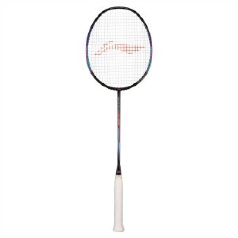 LI-NING Windstorm 72 Badminton Racquet (Black/Charcoal/Peach, Unstrung)