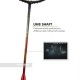 LI-NING Windstorm 72 Badminton Racquet (Black/Red, Unstrung)