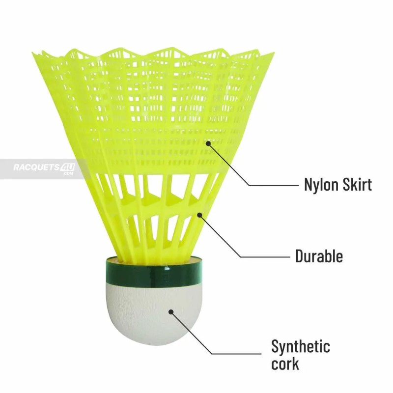LI-NING Smash Badminton Shuttlecock (Yellow)