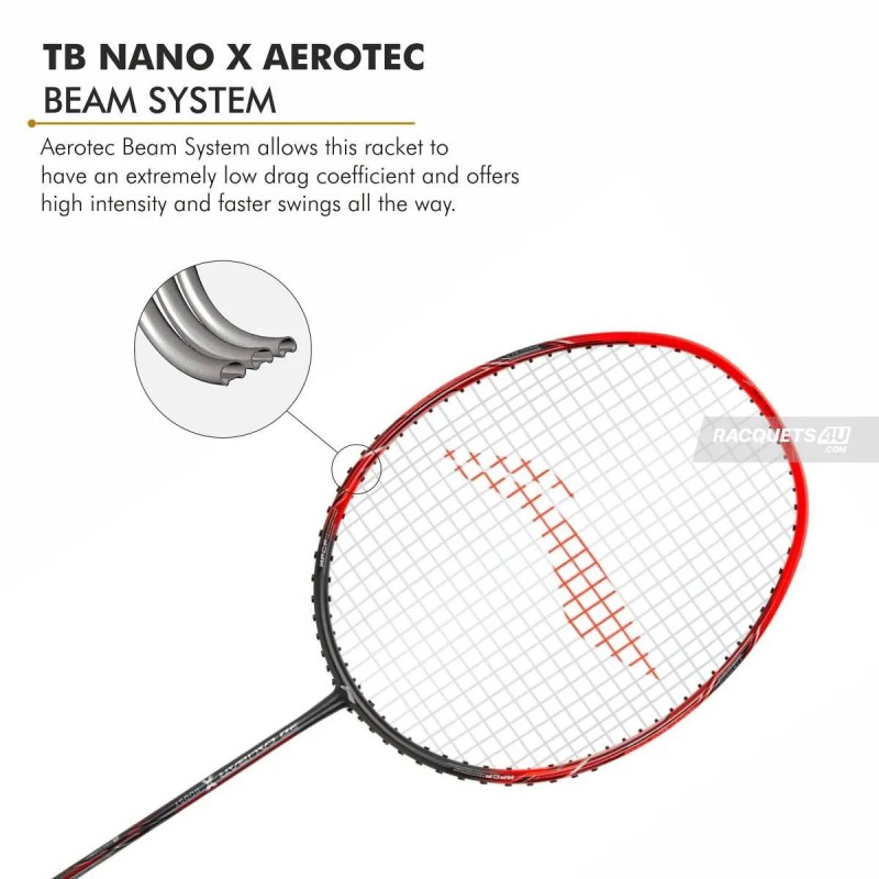 LI-NING 3D Calibar X Boost Badminton Racquet (D.Grey/Red, Unstrung)