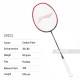 LI-NING 3D Calibar X Boost Badminton Racquet (D.Grey/Red, Unstrung)
