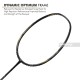 LI-NING Turbo Charging Z Drive Badminton Racquet (Unstrung, Black/Gold)