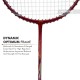 LI-NING Turbo Charging Z Combat Badminton Racquet (G6, Unstrung, Red/Black)