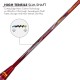LI-NING Turbo Charging Z Combat Badminton Racquet (G6, Unstrung, Red/Black)