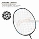 LI-NING Turbo Charging Z Boost Badminton Racquet (Unstrung, Black/Blue/Gold)