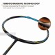 LI-NING Turbo Charging Z Boost Badminton Racquet (Unstrung, Black/Blue/Gold)