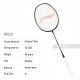 LI-NING 3D Calibar X Combat Badminton Racquet (Black/Lime, Unstrung)