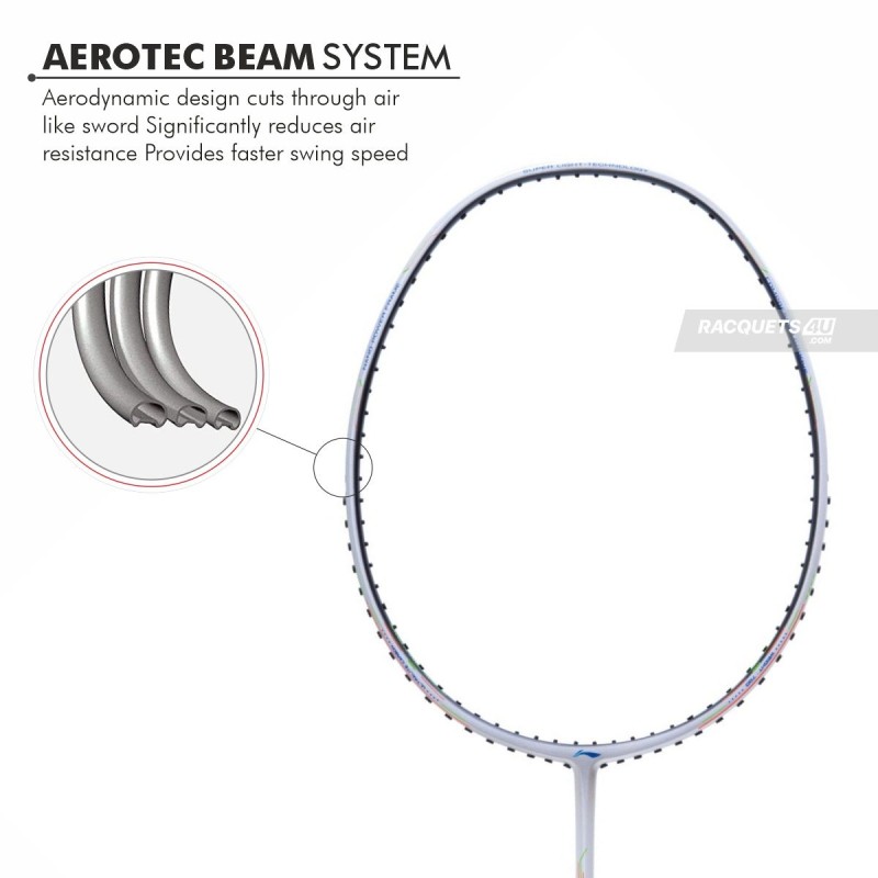 LI-NING Wind Lite 900 II Badminton Racquet (White, Unstrung)
