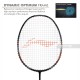 LI-NING Turbo Charging Z Combat Badminton Racquet (Unstrung, Black/Cooper)